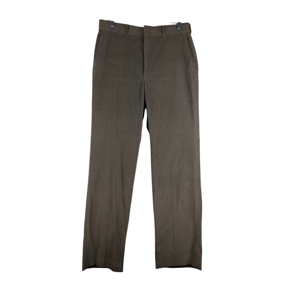 Vintage Haggar Casuals Corduroy Mens‎ 32x31 Straight Leg Khaki Pants Made In USA